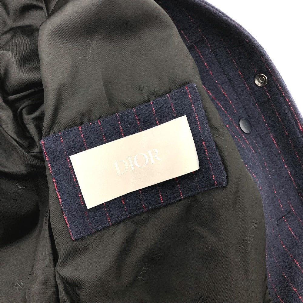 Dior 213J431A0738 Atelier Street Style Wool Blouson Jacket, Men's, Navy