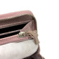 CHANEL A80003 Coco Mark Chain Me Matelasse Round Zip Long Wallet Leather Women's Pink