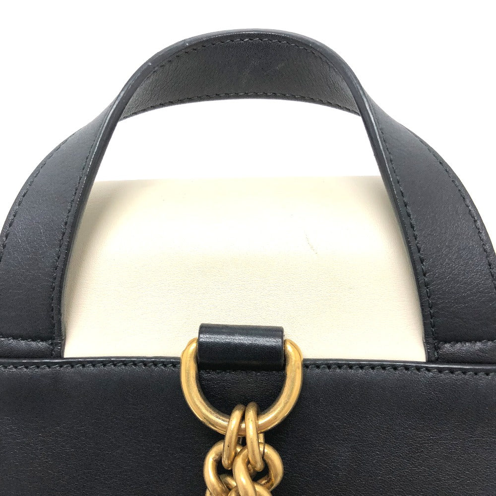 GUCCI 432266 Studded Animalier Backpack in Black Leather for Women