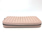 BOTTEGA VENETA 114076 Intrecciato Round Zip Long Wallet in Leather, Women's, Pink