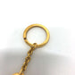 Christian Dior Lady Dior Bag Charm Keychain, Metal, Gold, Women's