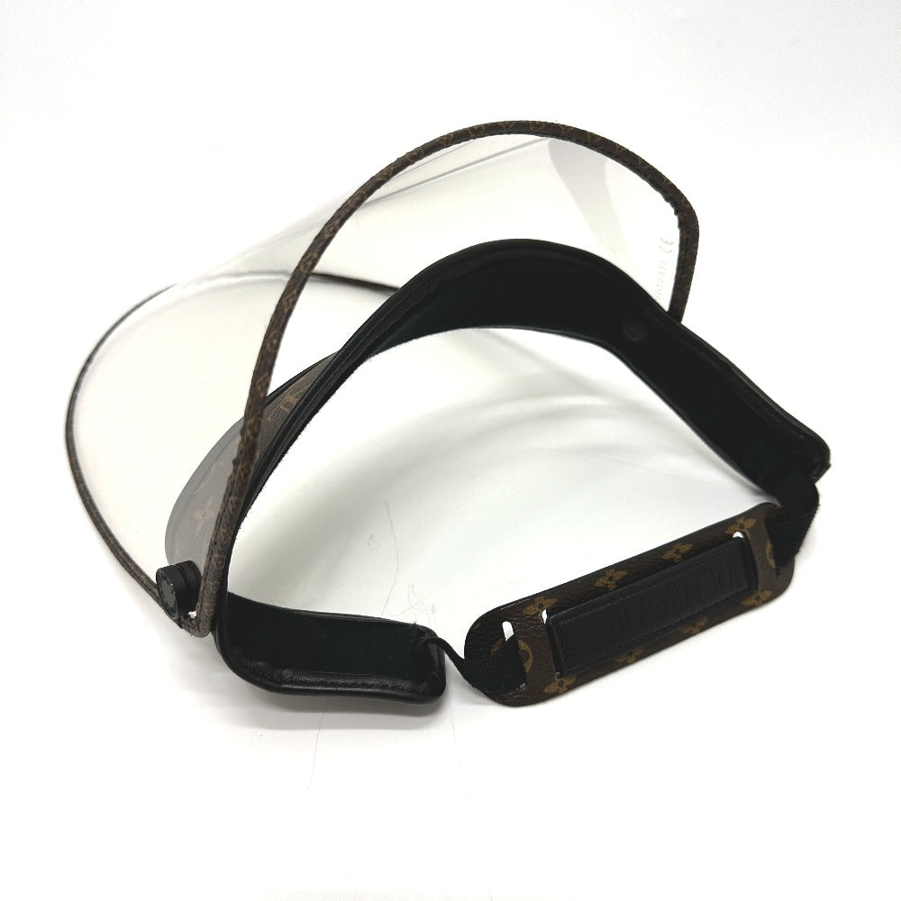LOUIS VUITTON M76727 Monogram Bijou LV Shield Sun Visor in Monogram Canvas, Brown, Women's
