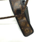 LOUIS VUITTON M76727 Monogram Bijou LV Shield Sun Visor in Monogram Canvas, Brown, Women's