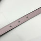 HERMES Cadena/Fashion Accessory Lucky 15 PM Reversible Trouser Belt, Swift Leather, Women's, Pink/Khaki