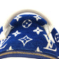 LOUIS VUITTON M46207 Monogram Jacquard Palm Springs Mini Backpack, Women's, Blue