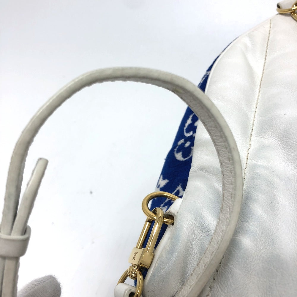 LOUIS VUITTON M46207 Monogram Jacquard Palm Springs Mini Backpack, Women's, Blue
