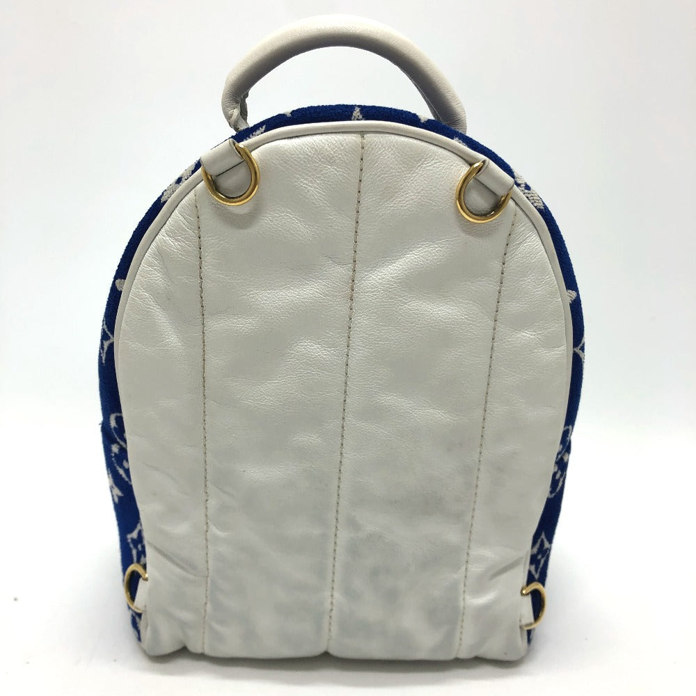 LOUIS VUITTON M46207 Monogram Jacquard Palm Springs Mini Backpack, Women's, Blue