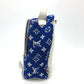 LOUIS VUITTON M46207 Monogram Jacquard Palm Springs Mini Backpack, Women's, Blue