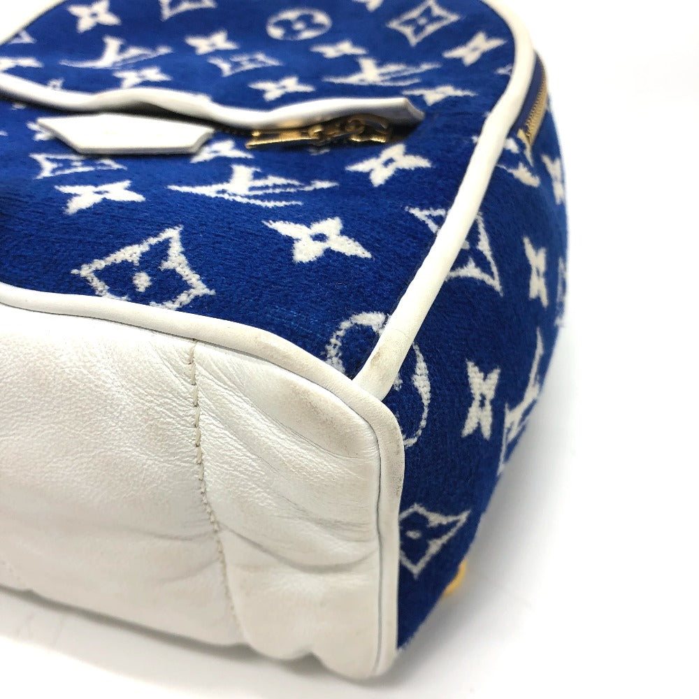 LOUIS VUITTON M46207 Monogram Jacquard Palm Springs Mini Backpack, Women's, Blue