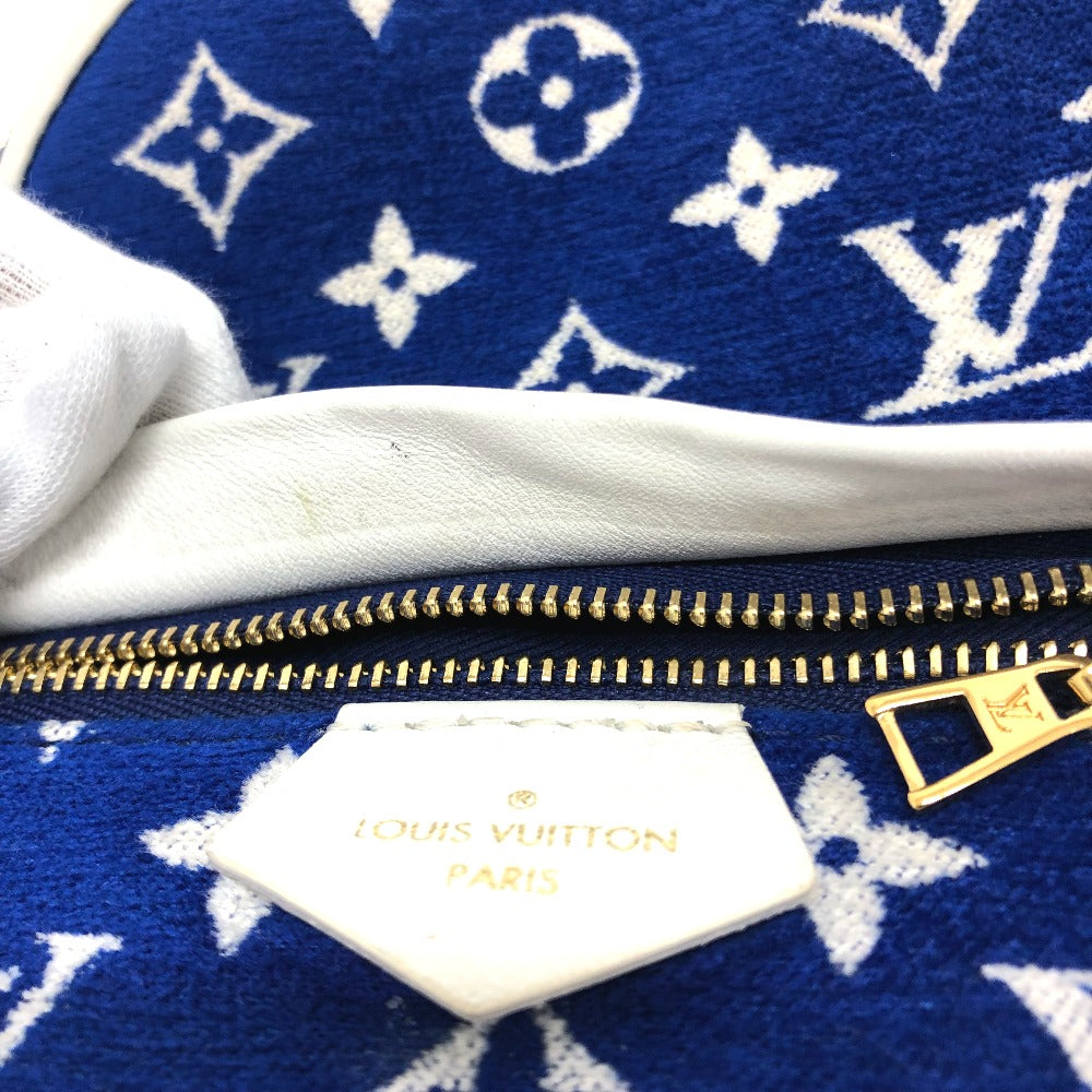 LOUIS VUITTON M46207 Monogram Jacquard Palm Springs Mini Backpack, Women's, Blue