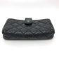 CHANEL CC Coco Mark Matelasse Coin Case/Coin Purse Pouch Leather Women's Black