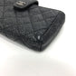 CHANEL CC Coco Mark Matelasse Coin Case/Coin Purse Pouch Leather Women's Black