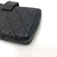 CHANEL CC Coco Mark Matelasse Coin Case/Coin Purse Pouch Leather Women's Black
