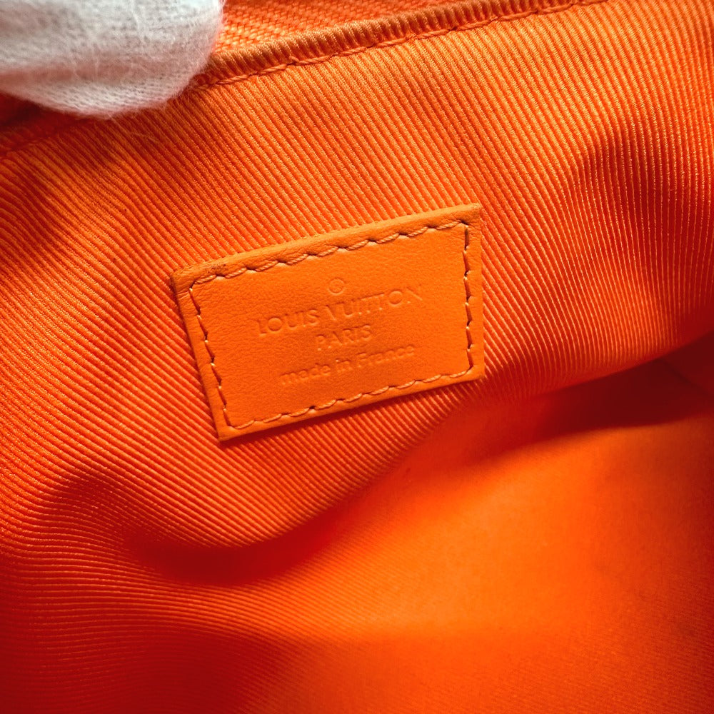 LOUIS VUITTON M81004 LV Aerogram Keepall XS 2-Way Crossbody Shoulder Bag in Orange Leather