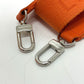 LOUIS VUITTON M81004 LV Aerogram Keepall XS 2-Way Crossbody Shoulder Bag in Orange Leather