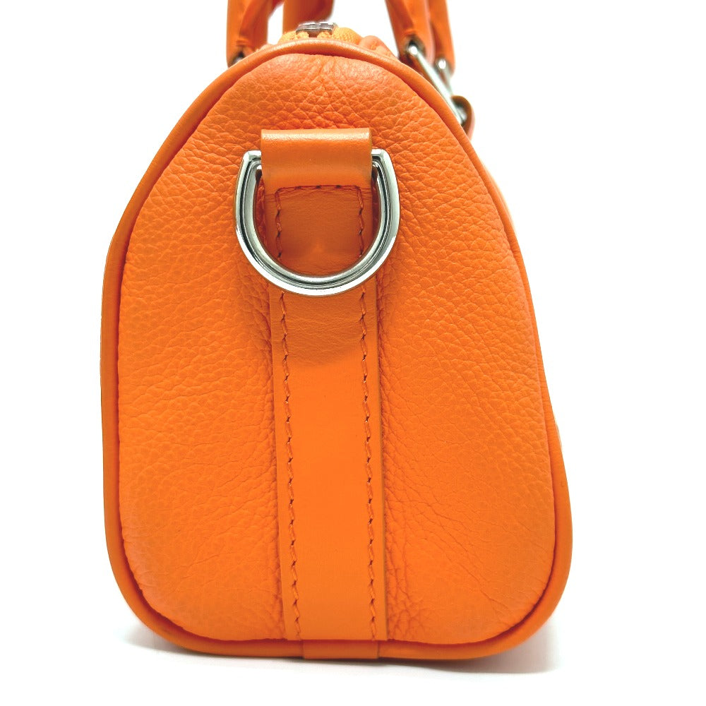 LOUIS VUITTON M81004 LV Aerogram Keepall XS 2-Way Crossbody Shoulder Bag in Orange Leather