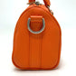 LOUIS VUITTON M81004 LV Aerogram Keepall XS 2-Way Crossbody Shoulder Bag in Orange Leather