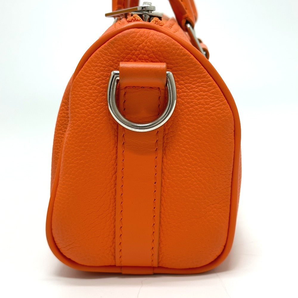 LOUIS VUITTON M81004 LV Aerogram Keepall XS 2-Way Crossbody Shoulder Bag in Orange Leather