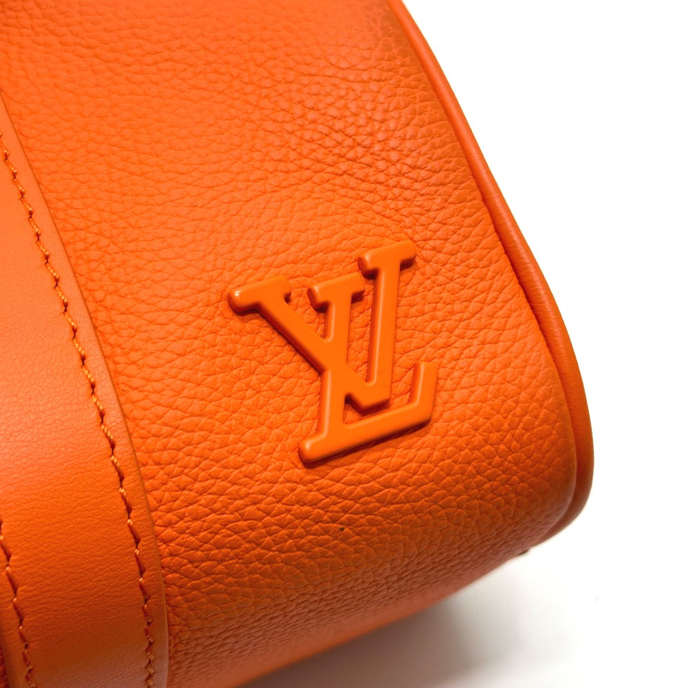 LOUIS VUITTON M81004 LV Aerogram Keepall XS 2-Way Crossbody Shoulder Bag in Orange Leather