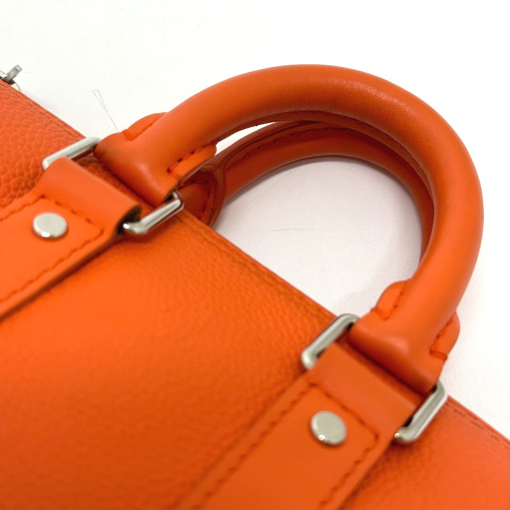 LOUIS VUITTON M81004 LV Aerogram Keepall XS 2-Way Crossbody Shoulder Bag in Orange Leather