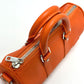 LOUIS VUITTON M81004 LV Aerogram Keepall XS 2-Way Crossbody Shoulder Bag in Orange Leather