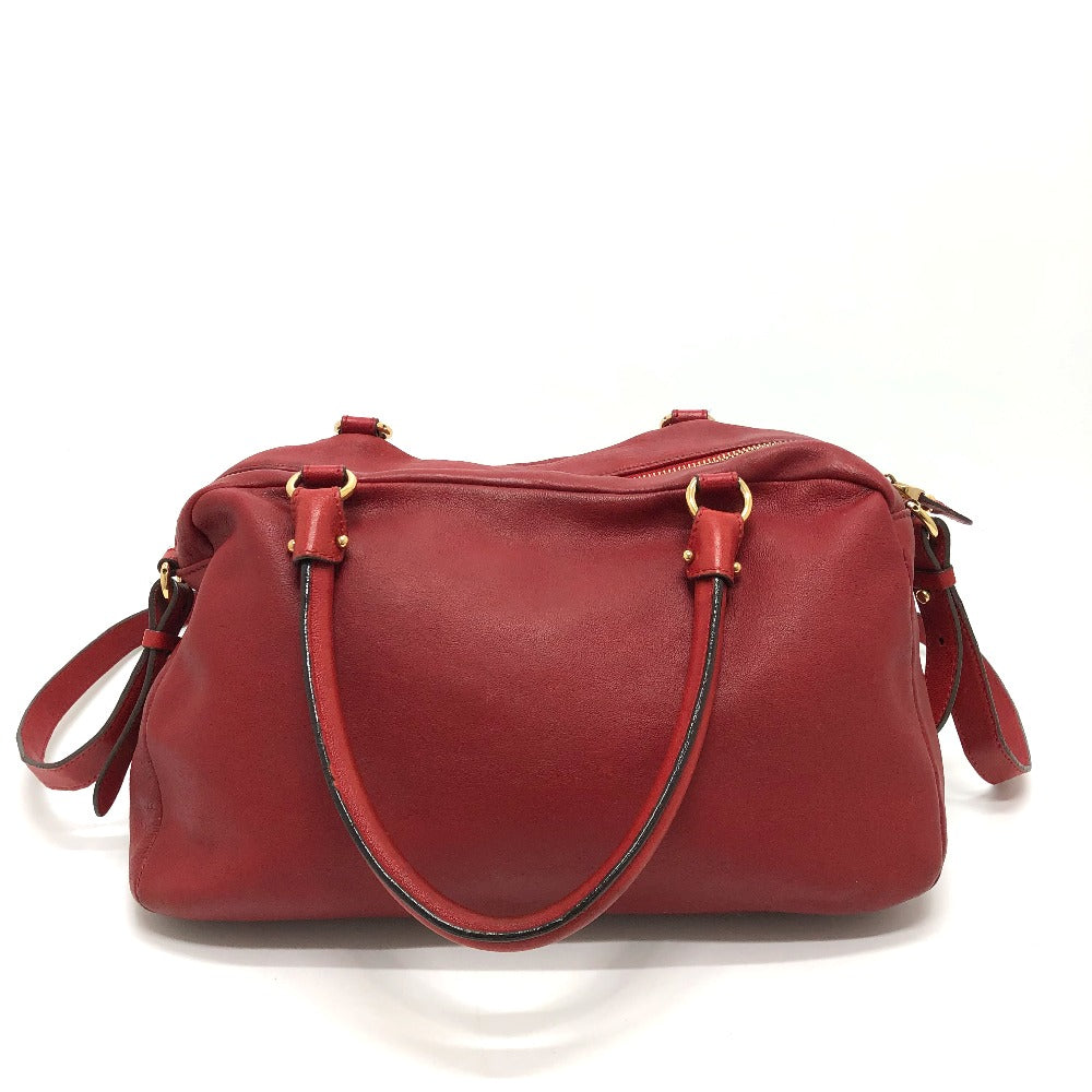 Salvatore Ferragamo DH-21C335 ヴァラ リボン/斜め掛け カバン 2WAY/カバン ハンドバッグ レザー レディース レッド