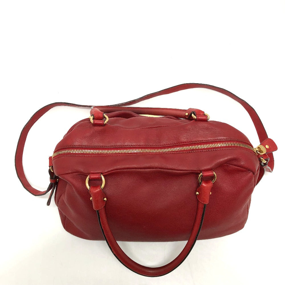 Salvatore Ferragamo DH-21C335 ヴァラ リボン/斜め掛け カバン 2WAY/カバン ハンドバッグ レザー レディース レッド