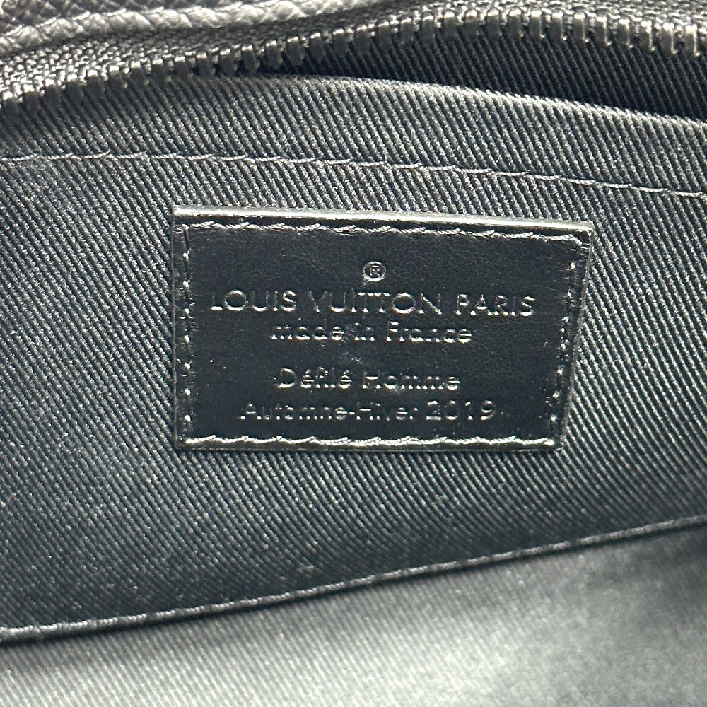 LOUIS VUITTON M30351 タイガ ミニソフトトランク ショルダーバッグ タイガレザー メンズ ブラック