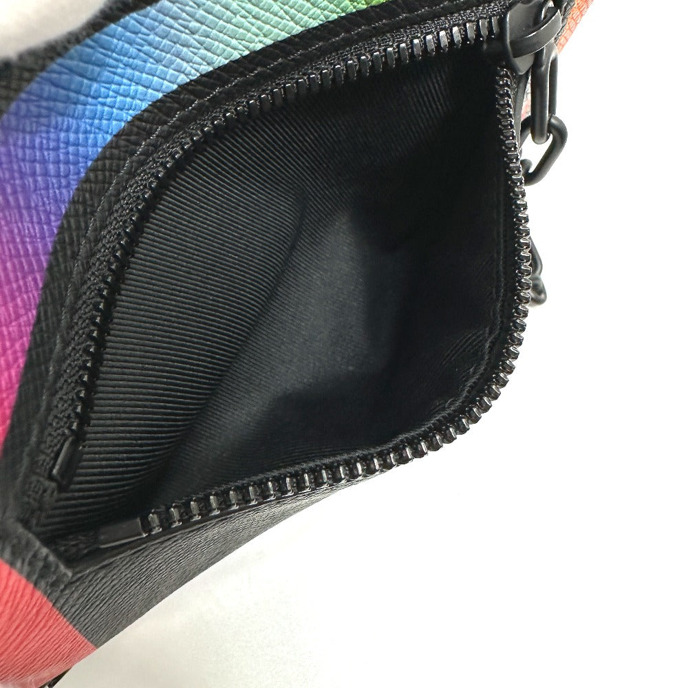 LOUIS VUITTON M30351 タイガ ミニソフトトランク ショルダーバッグ タイガレザー メンズ ブラック