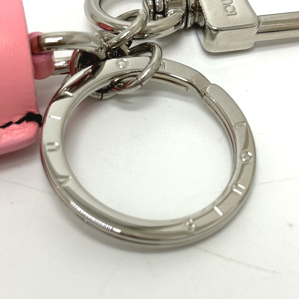 LOUIS VUITTON MP1770 タッセル バッグチャーム キーリング キーホルダー レザー レディース ピンク