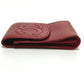 CHANEL CC Coco Mark Mini Pouch Cigarette Case in Caviar Leather, Red