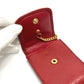 CHANEL CC Coco Mark Mini Pouch Cigarette Case in Caviar Leather, Red