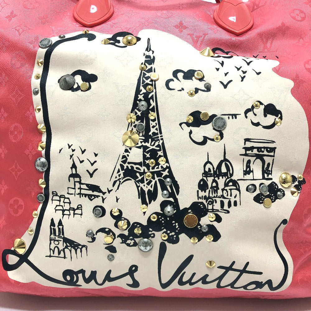 LOUIS VUITTON M94090 Cruise Line Monogram Cabas Nouvelle Vague 2-Way Tote Bag, Nylon, Women's, Pink