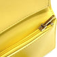 CHANEL AP1991 CC Coco Mark Classic Small Wallet, Card Case, Coin Case, Caviar Leather, Women's, Yellow