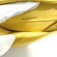 CHANEL AP1991 CC Coco Mark Classic Small Wallet, Card Case, Coin Case, Caviar Leather, Women's, Yellow