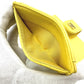 CHANEL AP1991 CC Coco Mark Classic Small Wallet, Card Case, Coin Case, Caviar Leather, Women's, Yellow