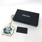 PRADA 2TL296 鍵/キーリング チャーム ファッション小物 キーホルダー サフィアーノレザ－ レディース ホワイト