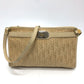 Dior Trotter Vintage Shoulder Bag, Canvas, Women's, Beige