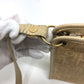 Dior Trotter Vintage Shoulder Bag, Canvas, Women's, Beige