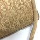 Dior Trotter Vintage Shoulder Bag, Canvas, Women's, Beige