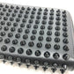 Christian Louboutin Panettone Spiked Studs Round Zip Long Wallet in Black Leather