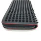 Christian Louboutin Panettone Spiked Studs Round Zip Long Wallet in Black Leather