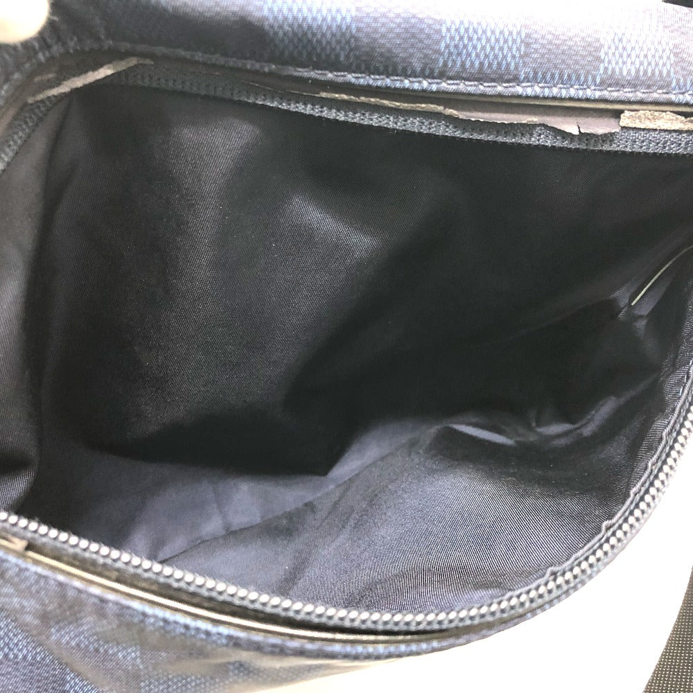 LOUIS VUITTON N41251 Damier Challenge Alizee Louis Vuitton Cup Shoulder Bag Nylon Men's Navy