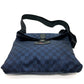 LOUIS VUITTON N41251 Damier Challenge Alizee Louis Vuitton Cup Shoulder Bag Nylon Men's Navy