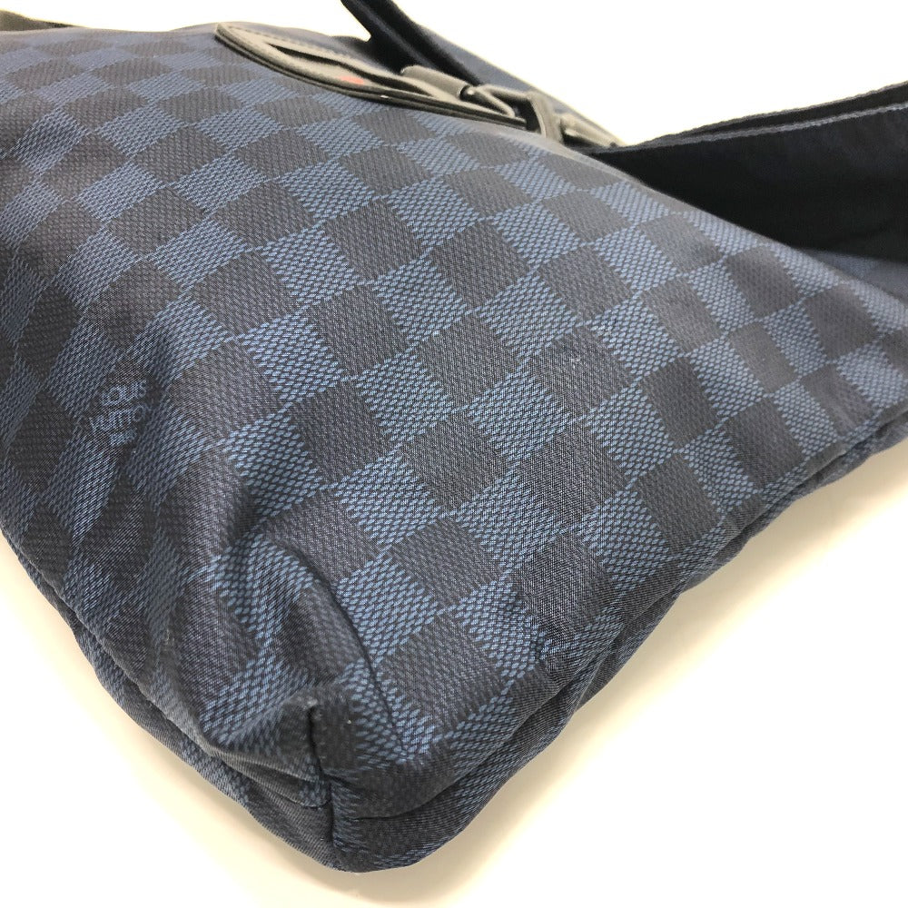 LOUIS VUITTON N41251 Damier Challenge Alizee Louis Vuitton Cup Shoulder Bag Nylon Men's Navy
