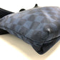 LOUIS VUITTON N41251 Damier Challenge Alizee Louis Vuitton Cup Shoulder Bag Nylon Men's Navy