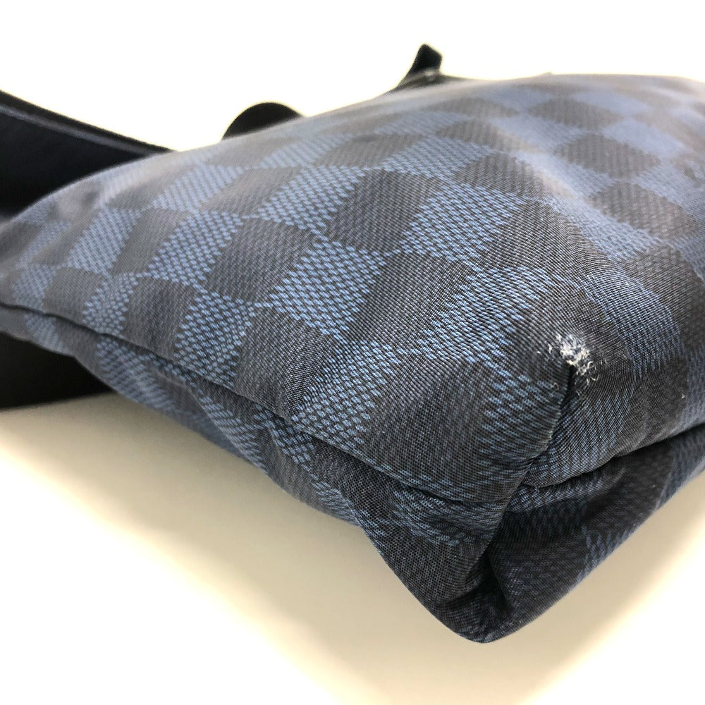 LOUIS VUITTON N41251 Damier Challenge Alizee Louis Vuitton Cup Shoulder Bag Nylon Men's Navy