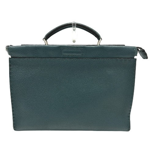 FENDI 7VA406 セレリア モンスター アイコニック ピーカブー フィット ビジネスバッグ ビジネスバッグ ビジネスバッグ レザー ユニセックス ブルー系
