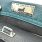 FENDI 7VA406 Selleria Monster Iconic Peekaboo Fit Business Bag, Leather, Unisex, Blue
