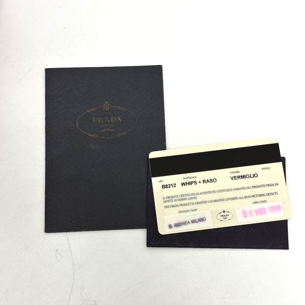 PRADA B8212 ロゴプレート サイドロゴ カバン ショルダーバッグ トートバッグ レザー レディース ピンク - brandshop-reference